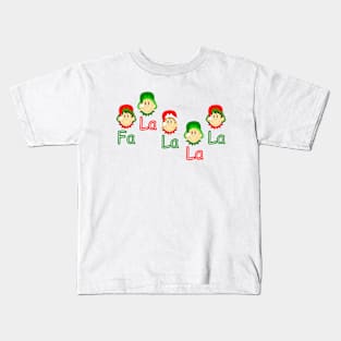 FA LA LA  Elf Christmas Gift Kids T-Shirt